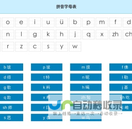 拼音字母表-声母表-韵母表-整体认读音节